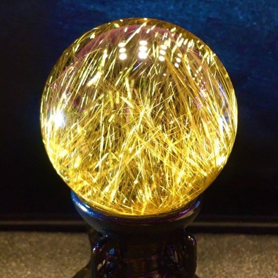 ⭐︎【極上品】タイチンクオーツ 置物 49.6mm