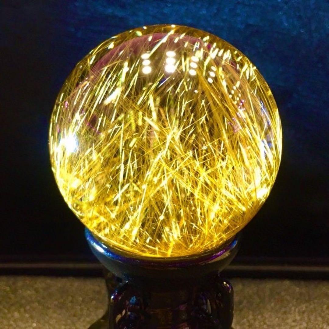 ⭐︎【極上品】タイチンクオーツ 置物 49.6mm