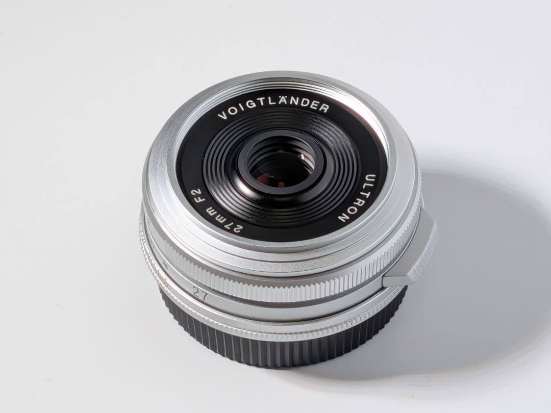 【美品】フォクトレンダー 27mm F2 ULTRON X 銀 フィルター付き