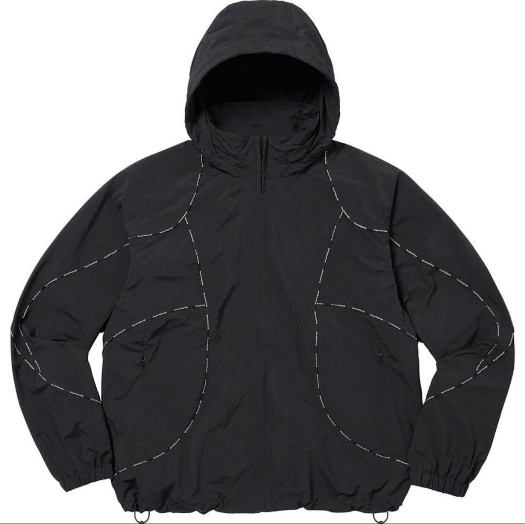 【美品】Supreme piping track jacket