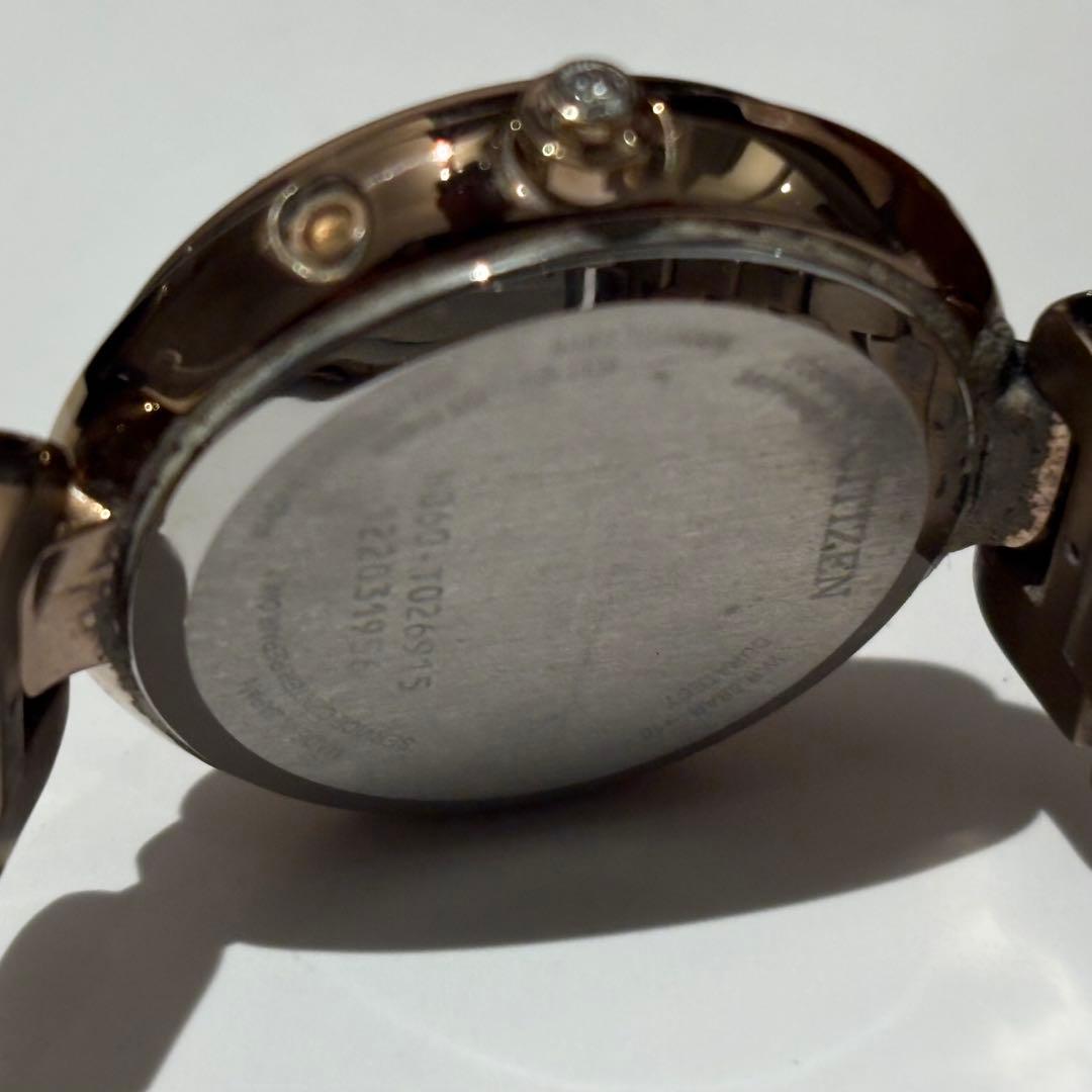 【希少】シチズン xC 25周年記念　5Pダイヤ シェル　ES9467-54X