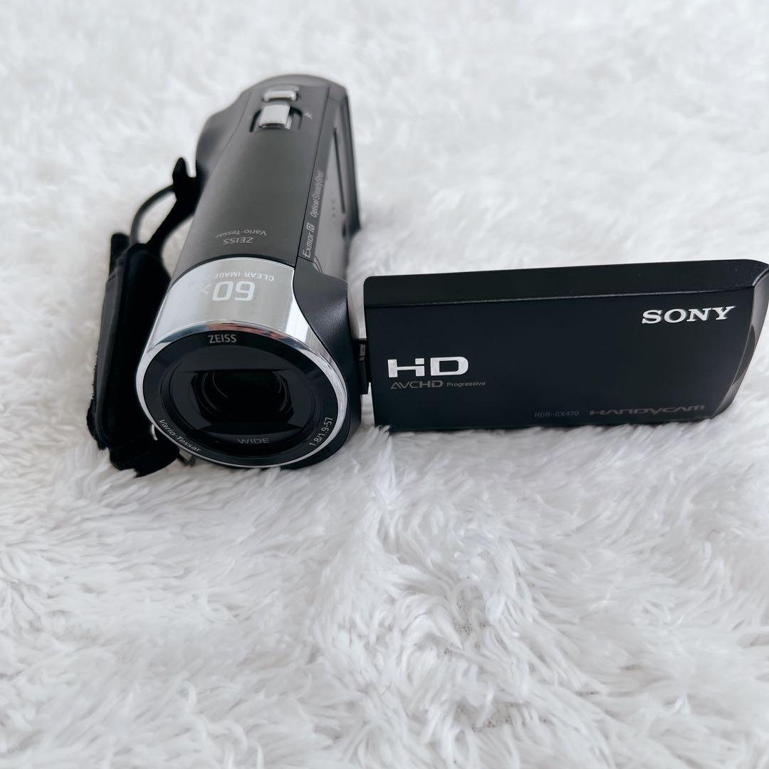 【極美品】SONY ソニー ハンディカム HDR-CX470　ビデオカメラ