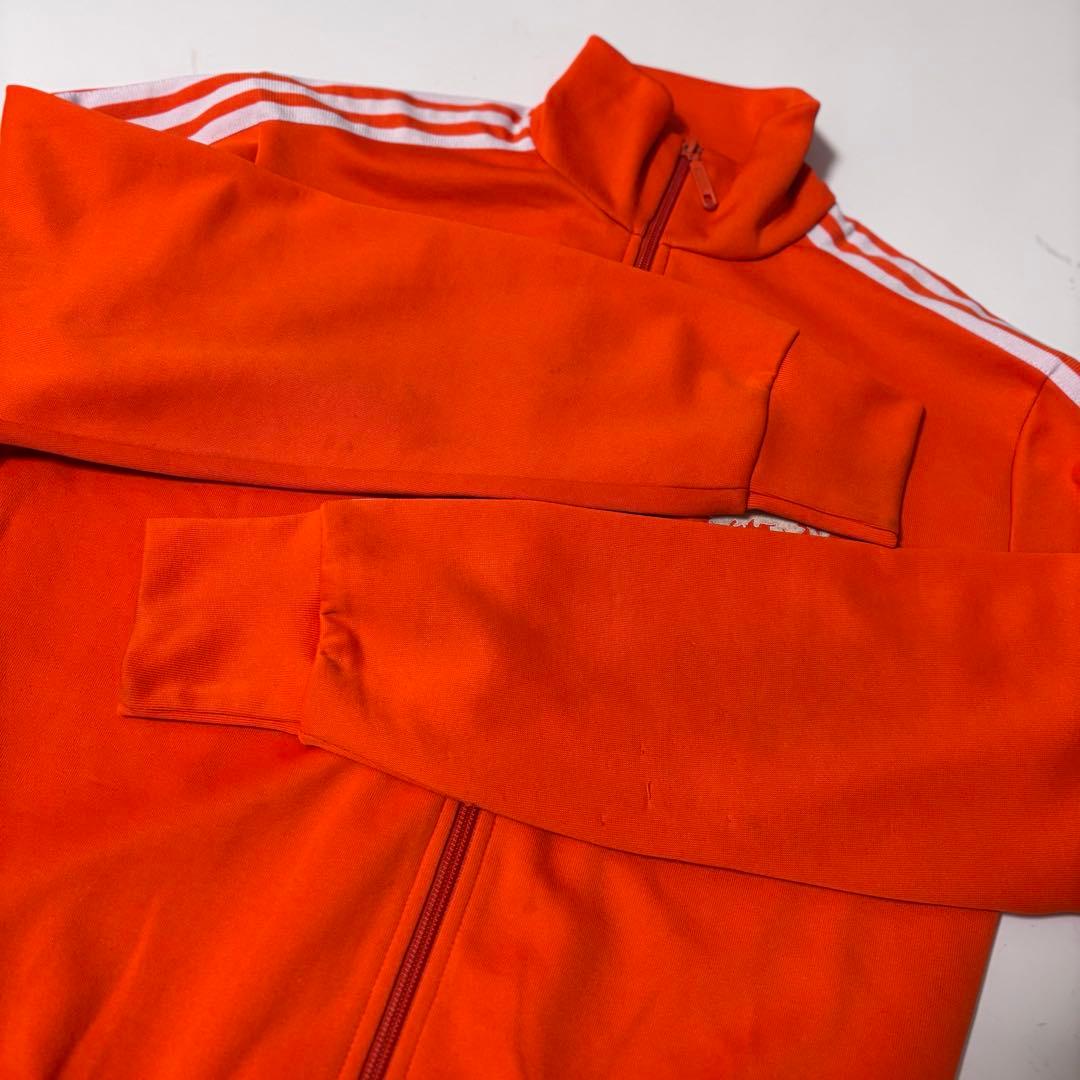 ☆人気　アディダス　ジャージ　トラックジャケット　刺繍ロゴ　オランダ代表　S