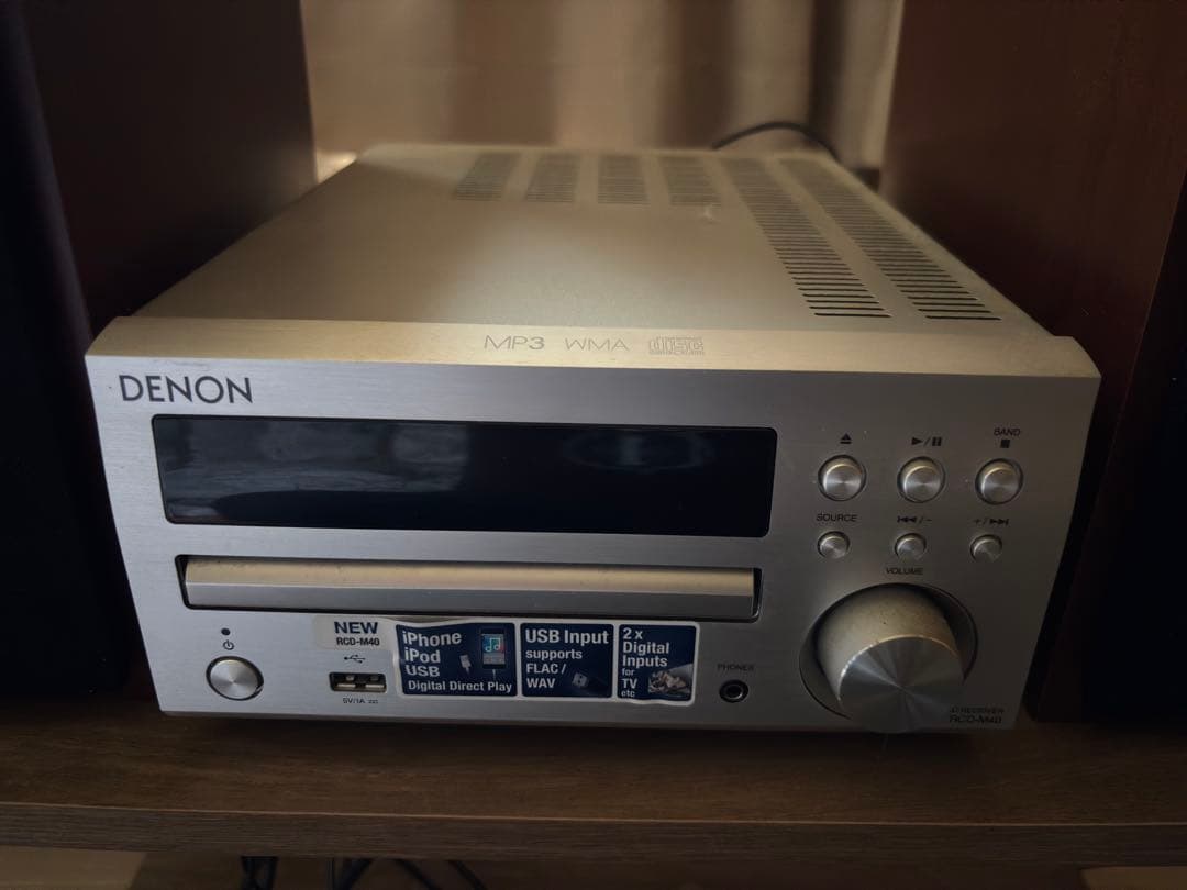 DENON MP3 WMA USB ミニコンポ
