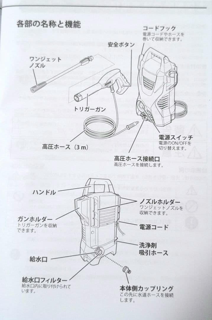 【美品】　ケルヒャー　高圧洗浄機　K1X オプションパーツ付き