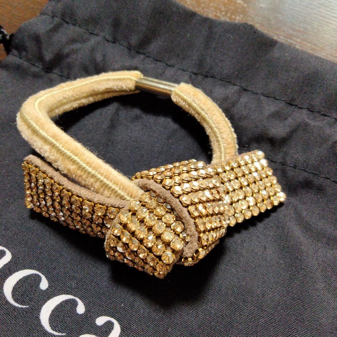 acca アッカ　オードリー　ドレスポニー　ヘアゴム　ライトブラウン