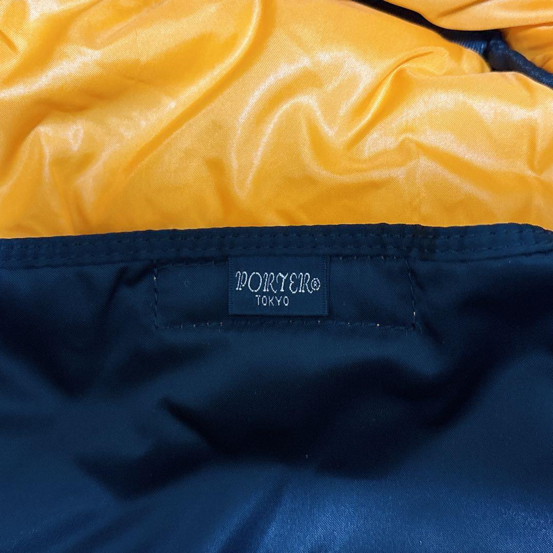 Porter ポーター　リュック　黒　オレンジ