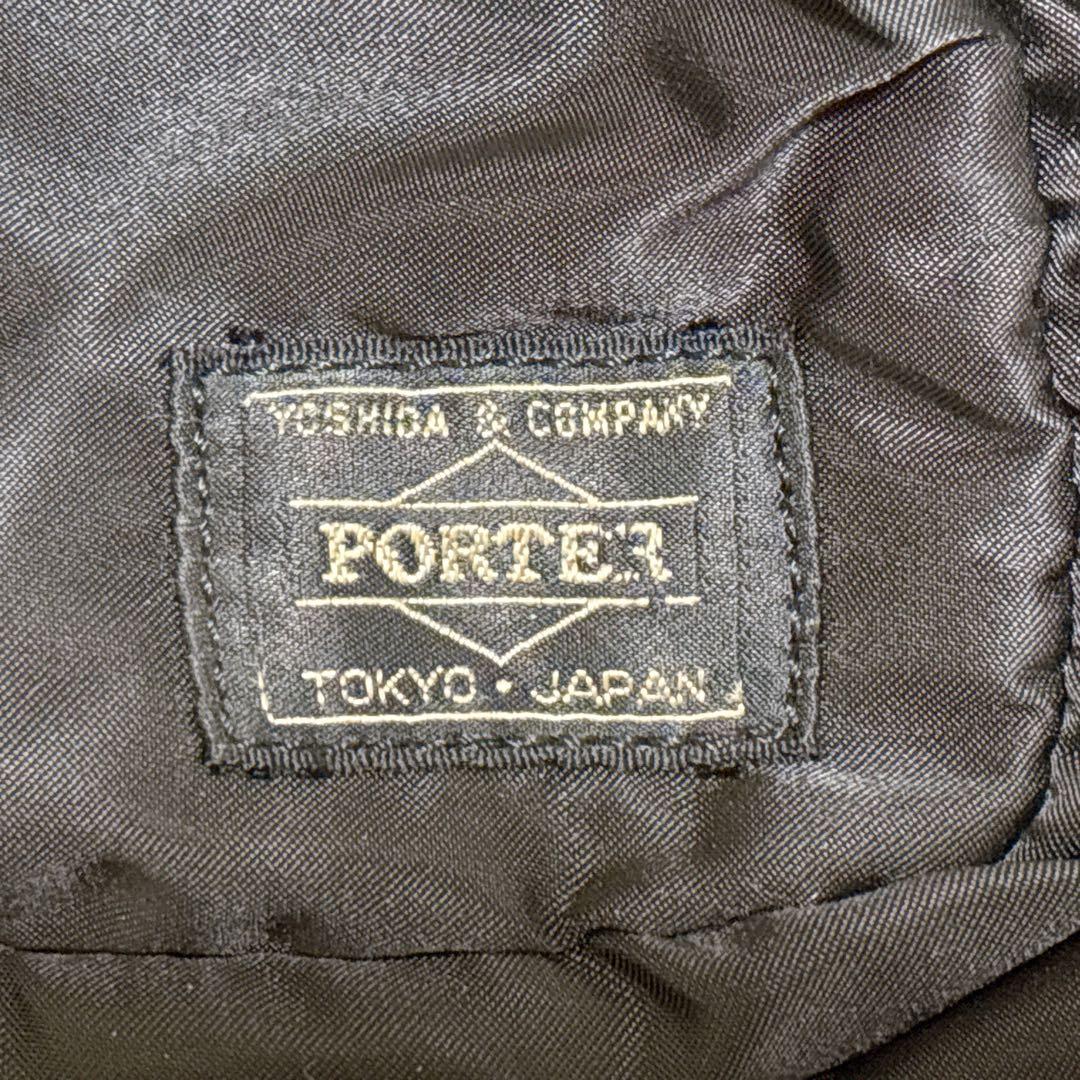 Porter ポーター　リュック　黒　オレンジ