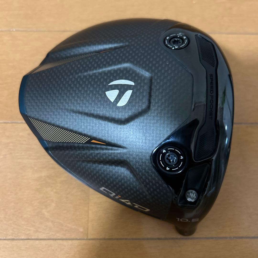 Qi4D 2026 TaylorMadeドライバー 10.5° ヘッドのみ