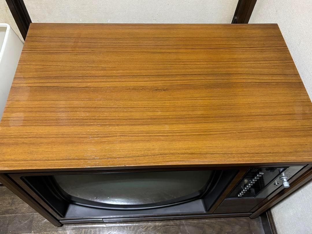 昭和レトロ ブラウン管 テレビ TH18-E56 national ナショナル