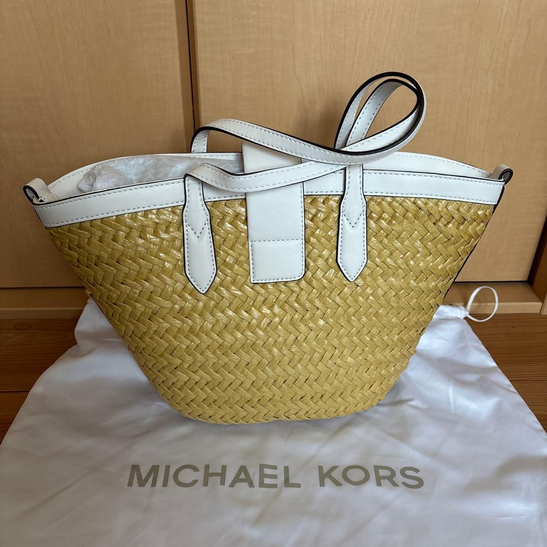 MICHAEL KORS ストロー トートバッグ