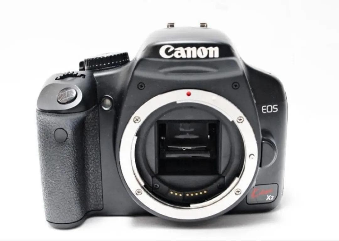 ❤️スマホ転送❤️初心者おすすめ❤️Canon Kiss x2 ダブルレンズ