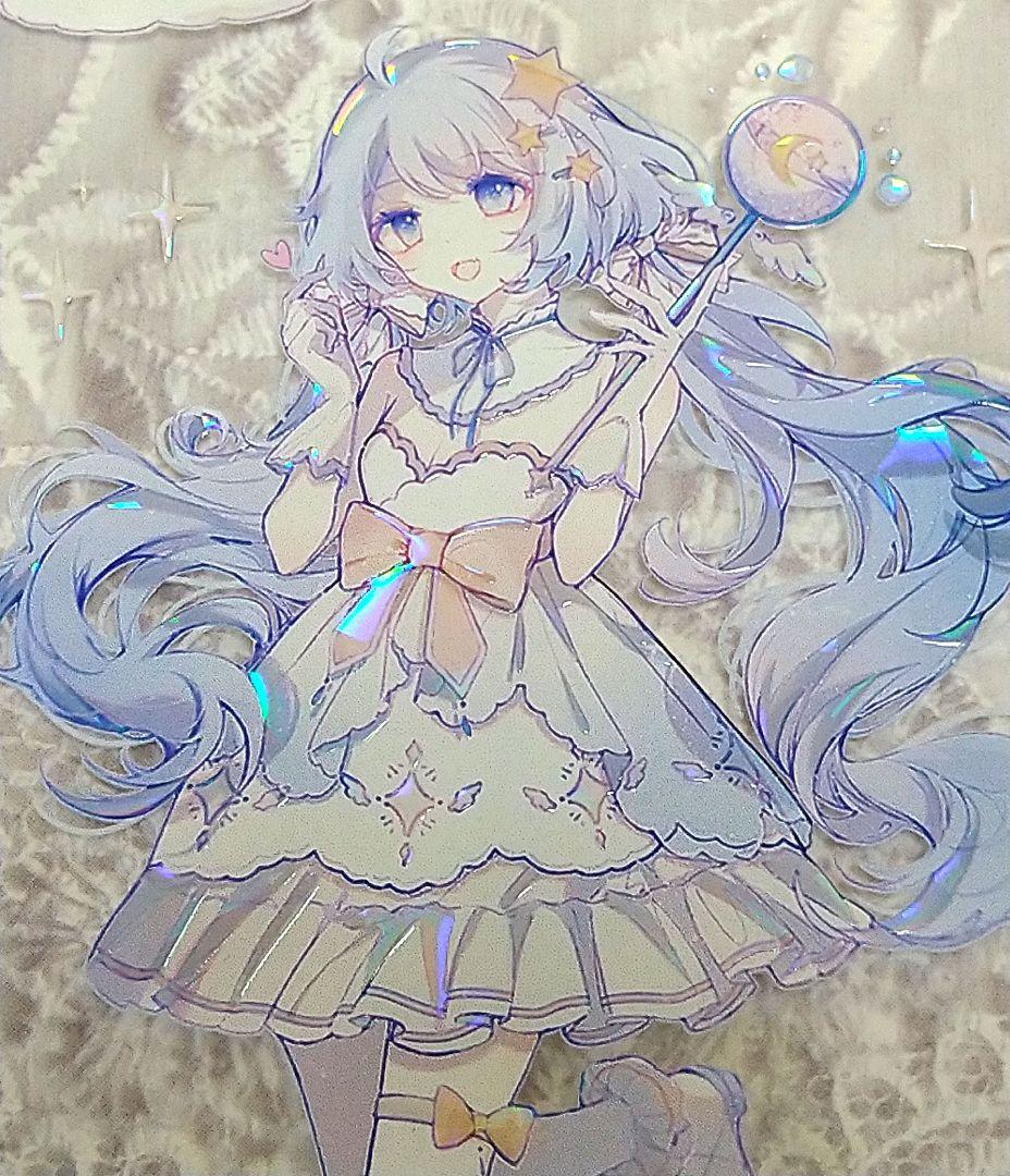 J630＃天使蓝(贝壳光)Shine切り売り海外人物マステ女の子