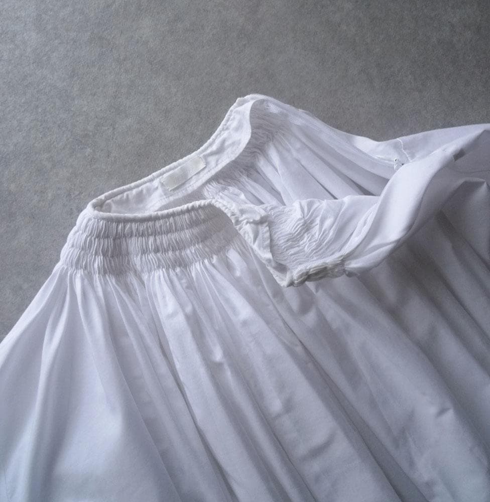 美品 シーオール 2万円 ギャザーブラウス ジャーナルスタンダード ホワイト