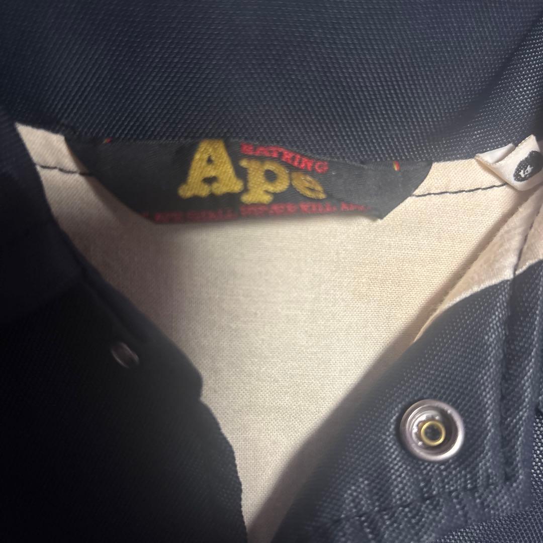 BAPE ナイロンジャケット ネイビー