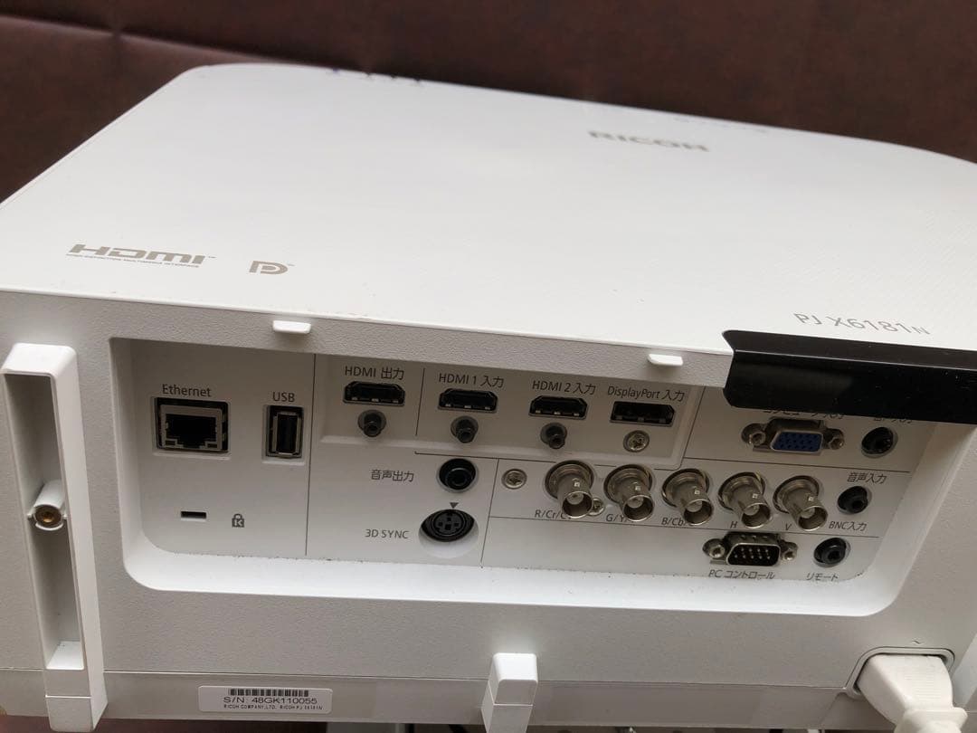 RICOH PJ WX6181N 大型プロジェクター通電のみ(J092)