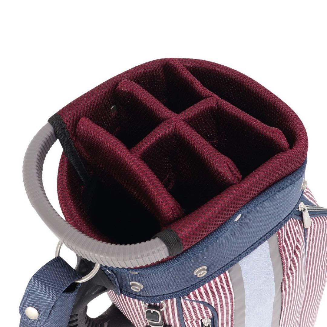 TRANS CONTINENTS ゴルフ キャディバッグ カート式 9型 6分割