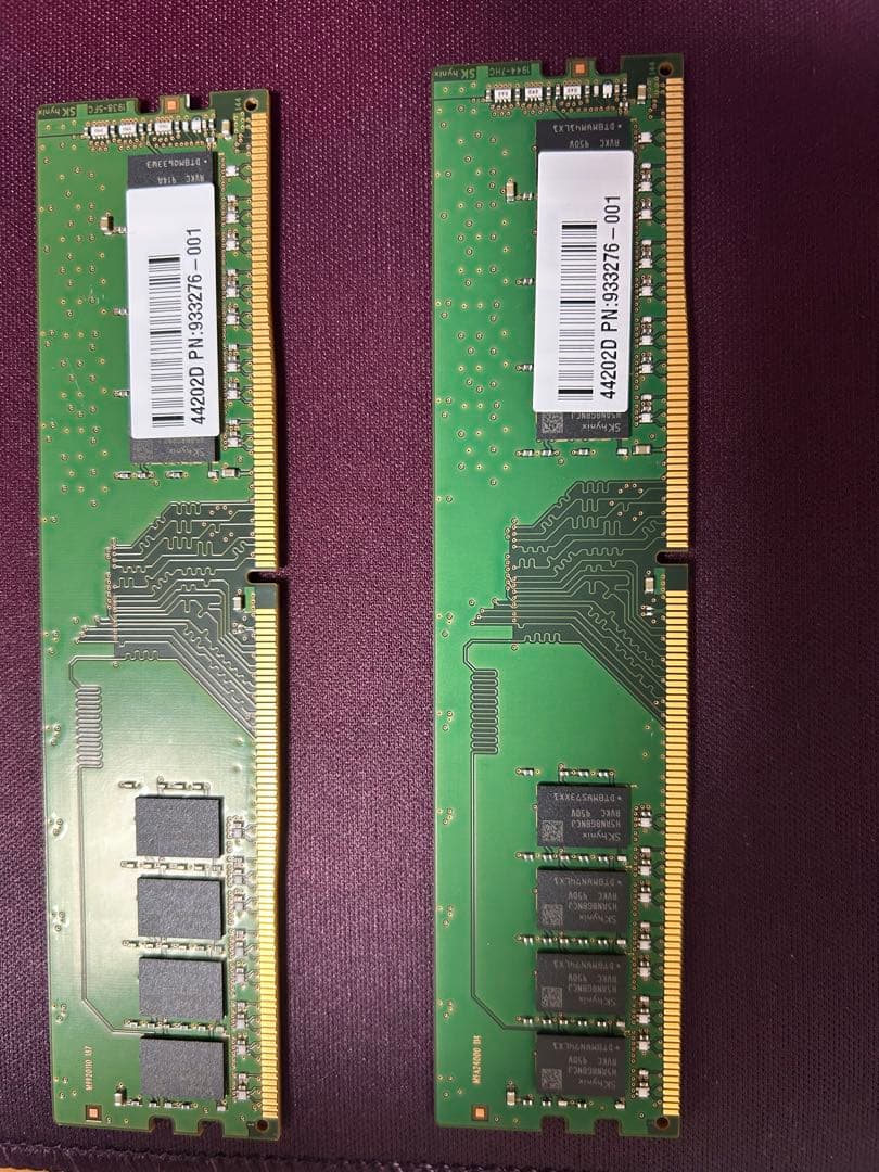 デスクトップ用　SK hynix DDR4 2666 8GB メモリ 2枚