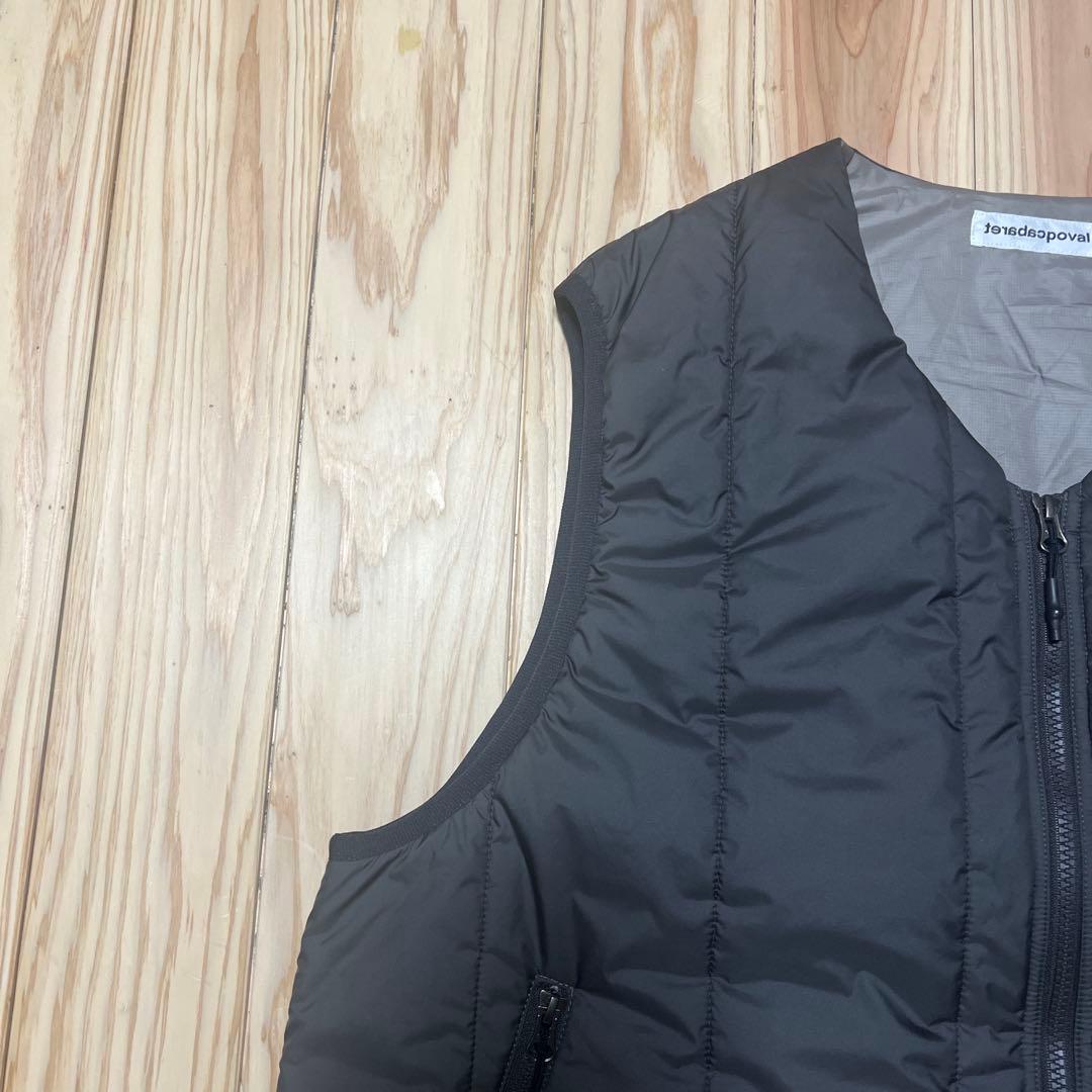 cabaret poval Aircrew Puff Vest グレー 24AW