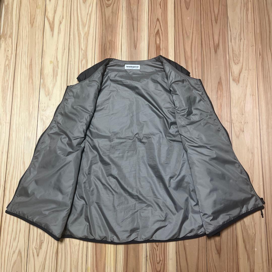 cabaret poval Aircrew Puff Vest グレー 24AW