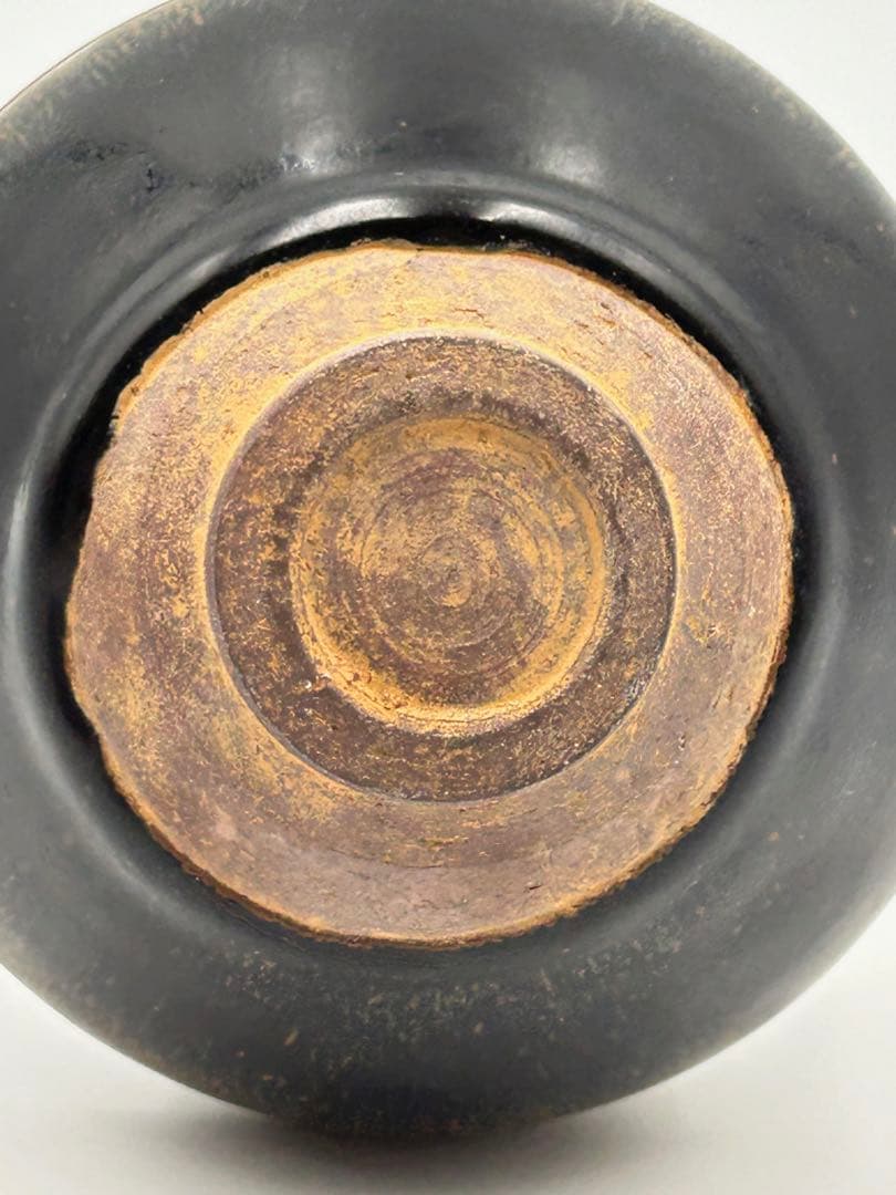 ★0017　宋時代　建窯 兎豪釉天目茶碗 茶道具 茶器 唐物天目 中国美術