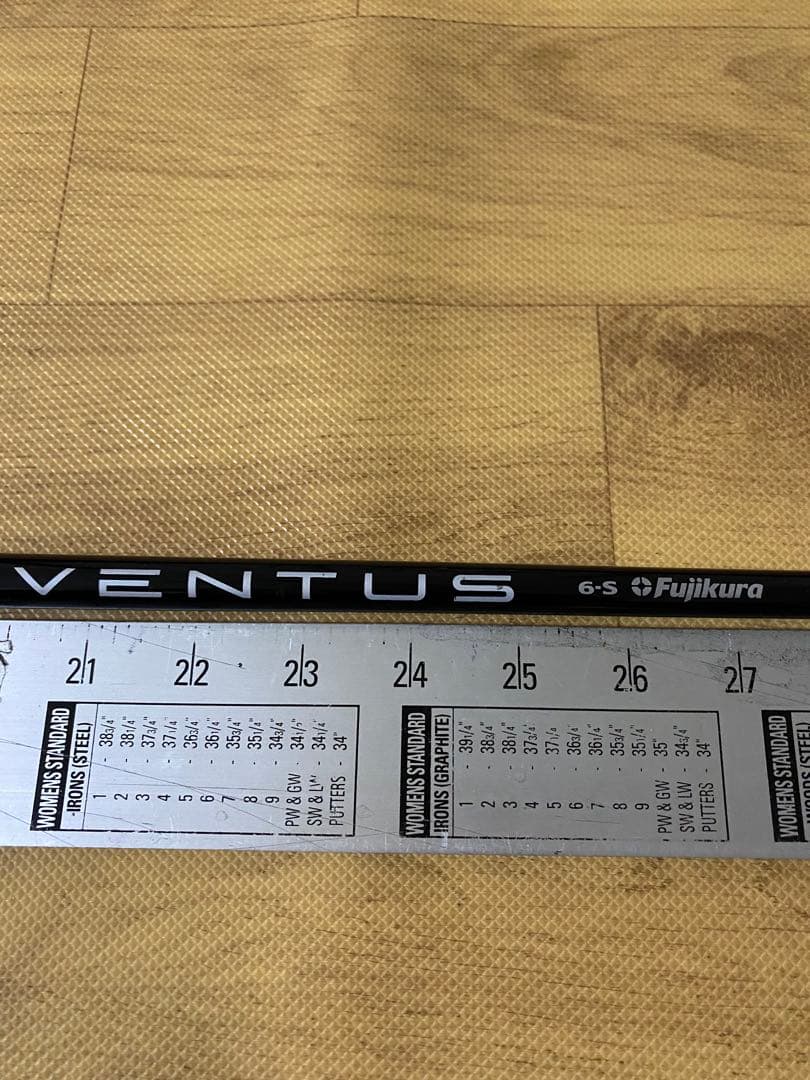 687 フジクラ　ベンタスブラック　6S ピンスリーブ付　ドライバー用