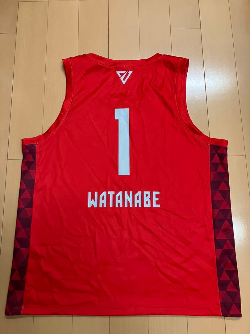 渡邊雄太　ユニフォーム　千葉ジェッツ　バスケットボール　Bリーグ　日本代表