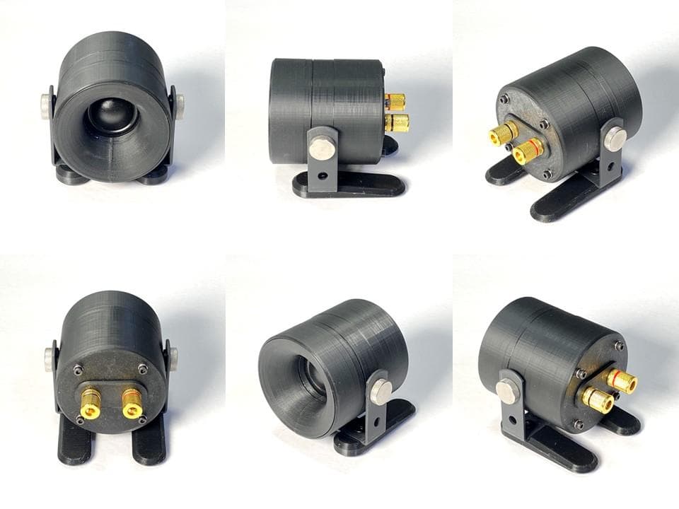 アドオン■高能率97dBホーンツイーター2個セット■ブラックGHK01