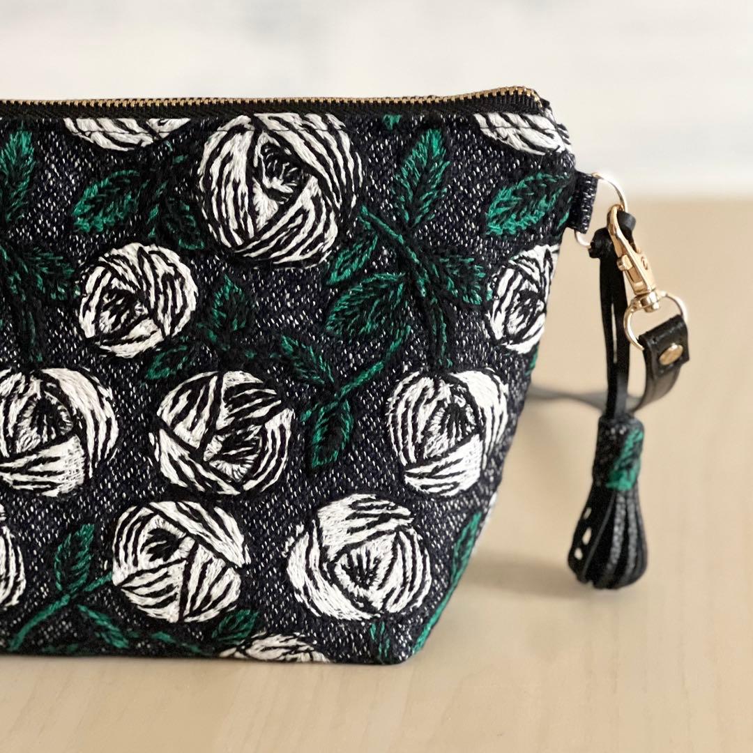 ミナペルホネン rosy navyショルダーバッグMB512-272