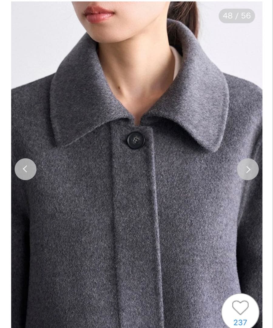 SNIDEL グレー リボン付きジャケット