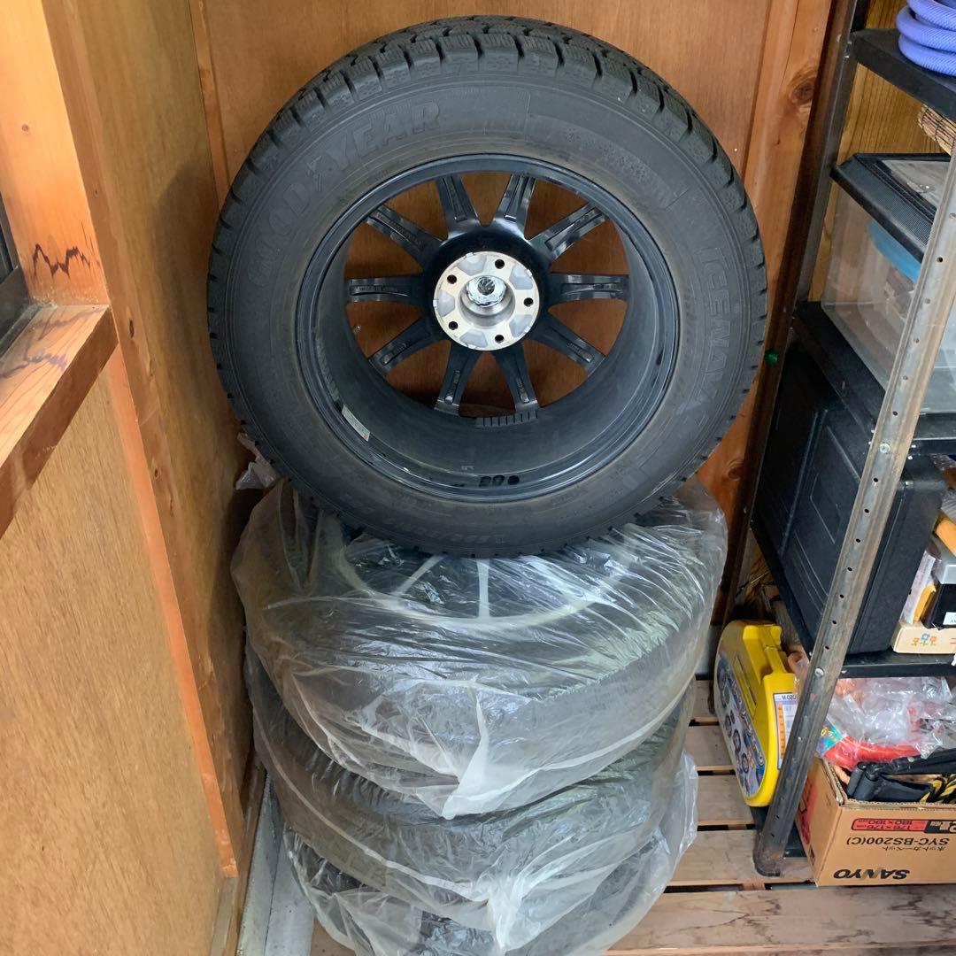 オヒゲ【送料込】スタッドレスタイヤホイール 17インチ