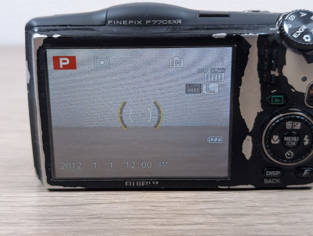【動作品】FUJIFILM FINEPIX F770 EXR ブラック