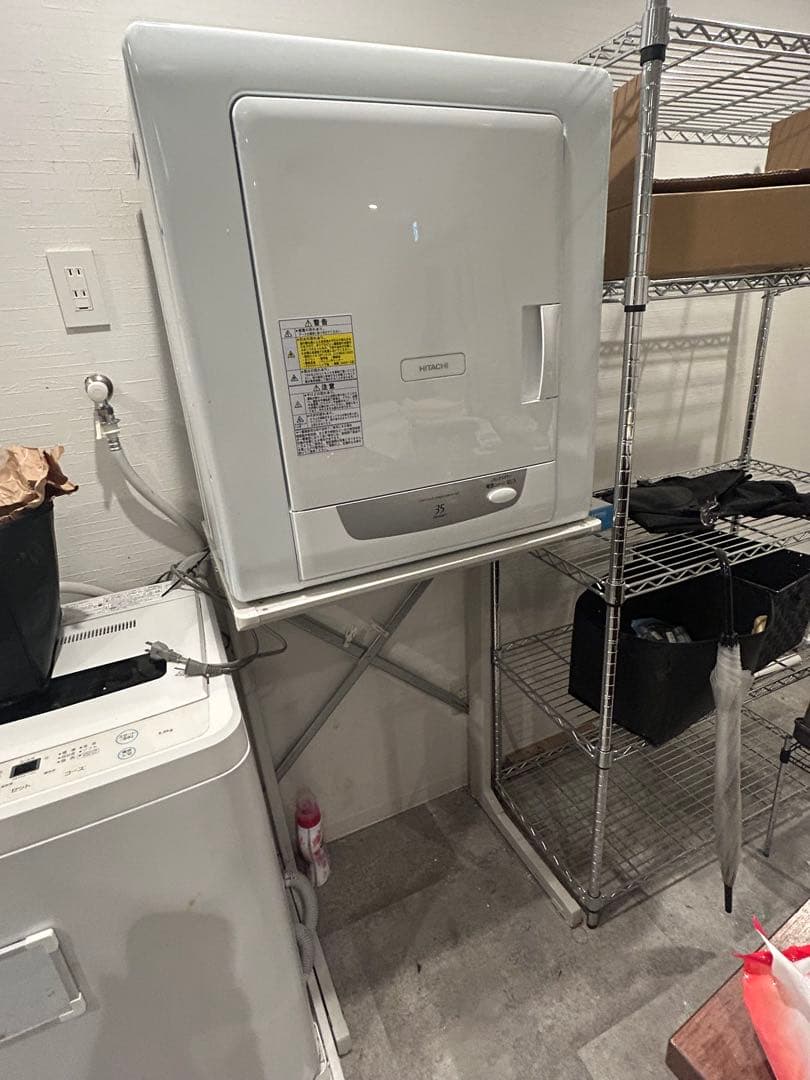 リサイクル美品☆HITACHI 製 衣類乾燥機 DE-N35FXY☆美容院等にも