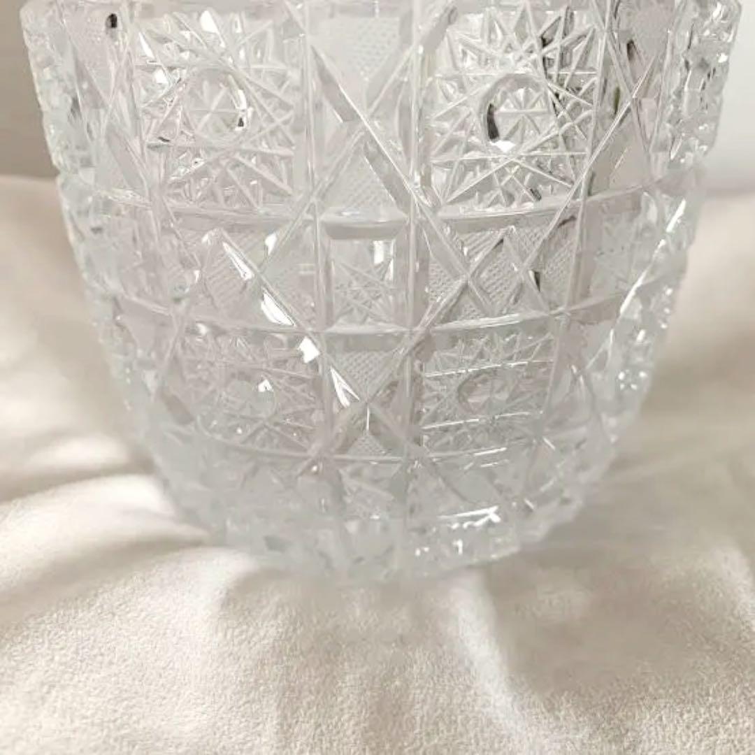 美品✴︎エルベクリスタル ボヘミアンガラス 花瓶 クラッシック