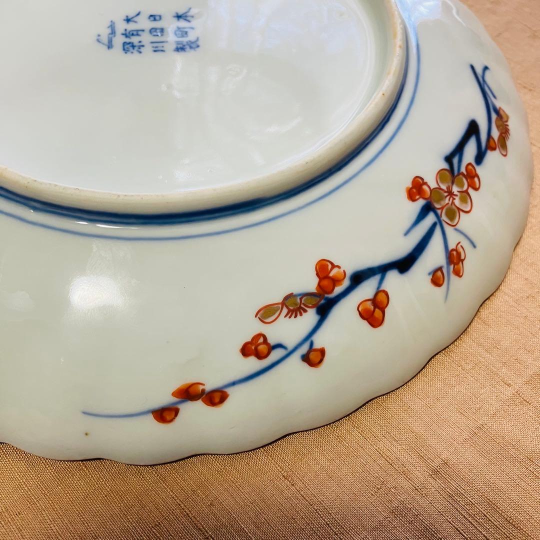 オールド深川製磁　皿　明治　大正　龍　鳳凰　松竹梅　古伊万里　ジャポニスム