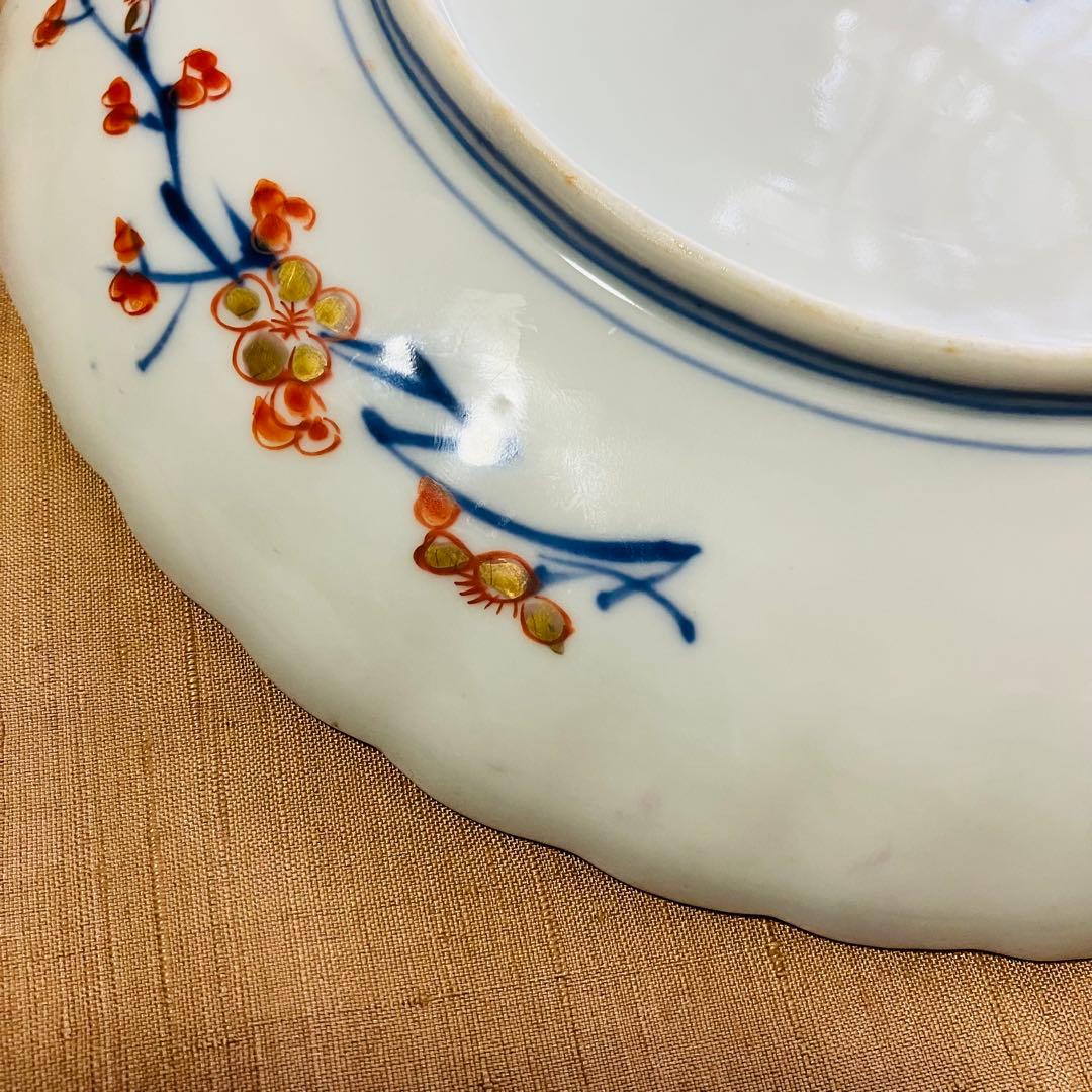 オールド深川製磁　皿　明治　大正　龍　鳳凰　松竹梅　古伊万里　ジャポニスム