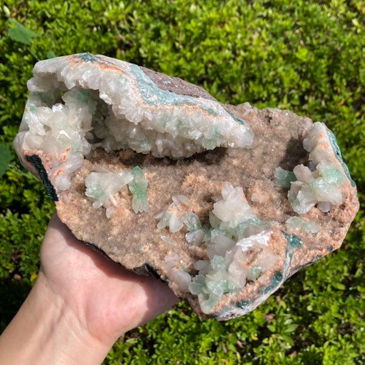 グリーンアポフィライト スティルバイト 原石 アポフィライト