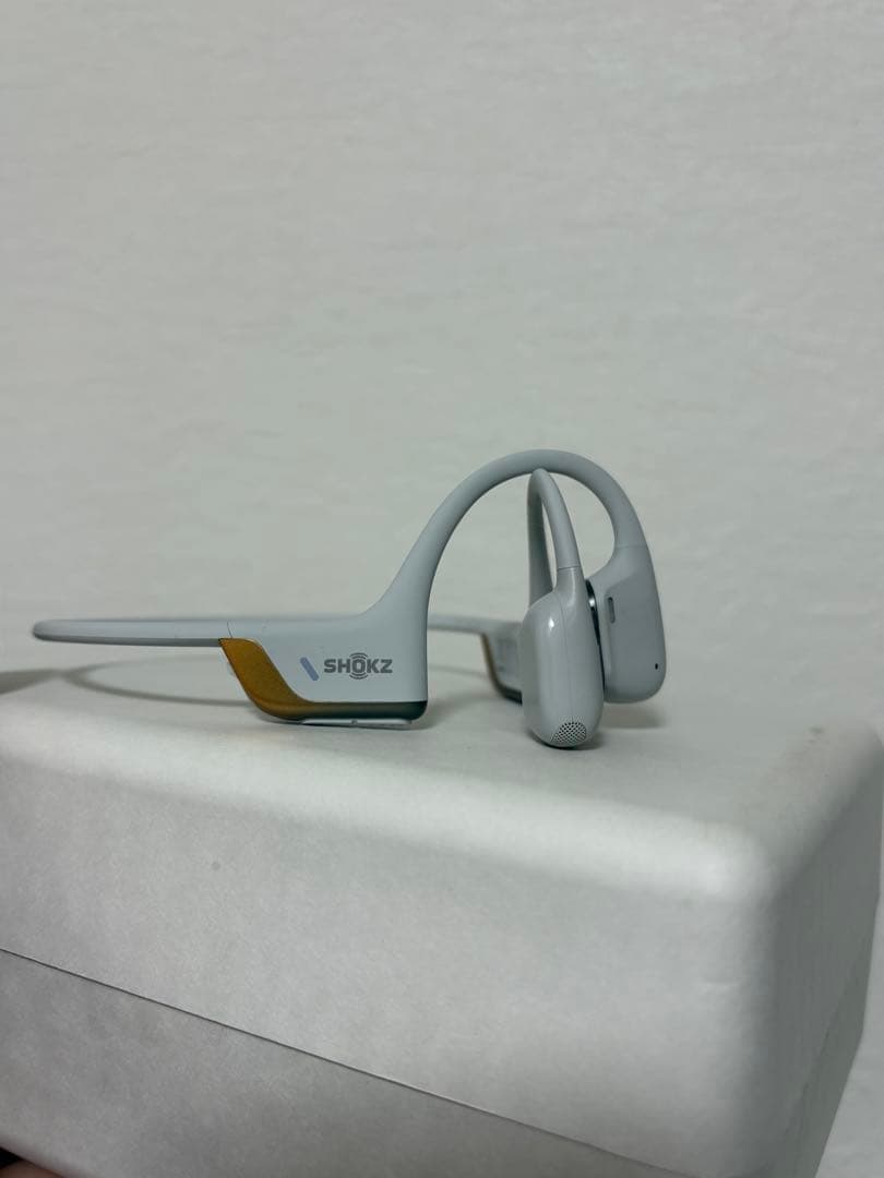 SHOKZ OpenRun Pro 2 骨伝導イヤホン グレー 収納ケース付き