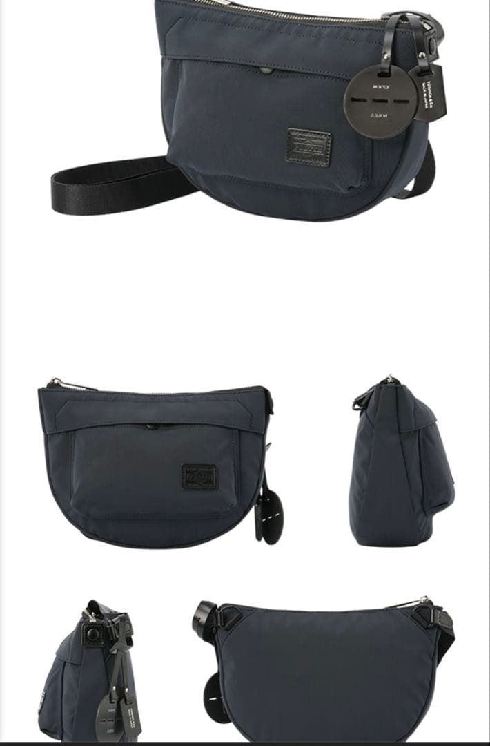 【極美品】PORTER GIRL ボディバッグ ネイビー