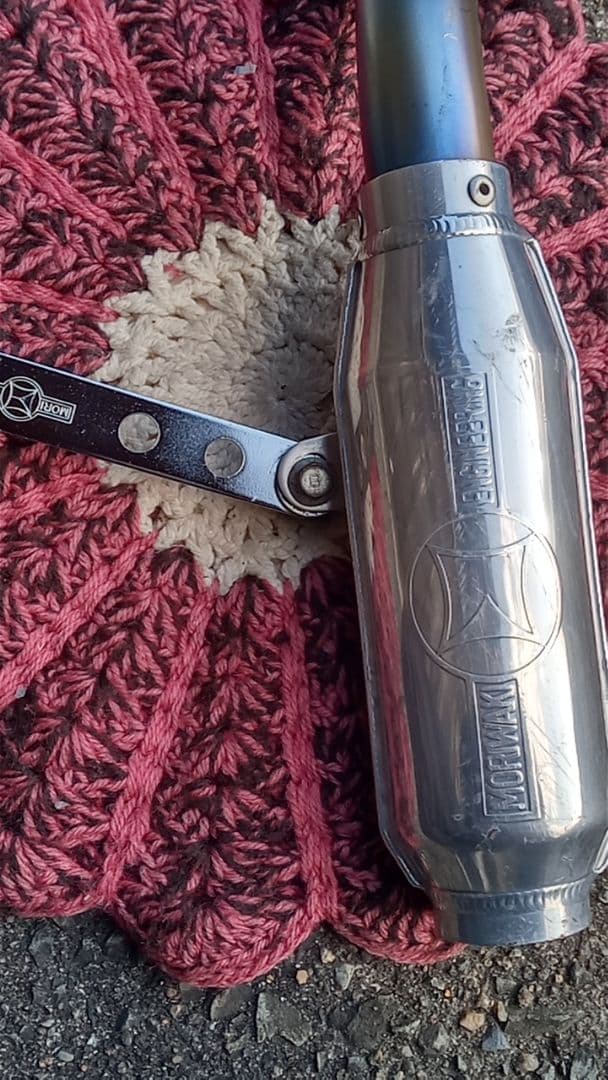 モンキーZ50J用モリワキモナカチタンマフラー