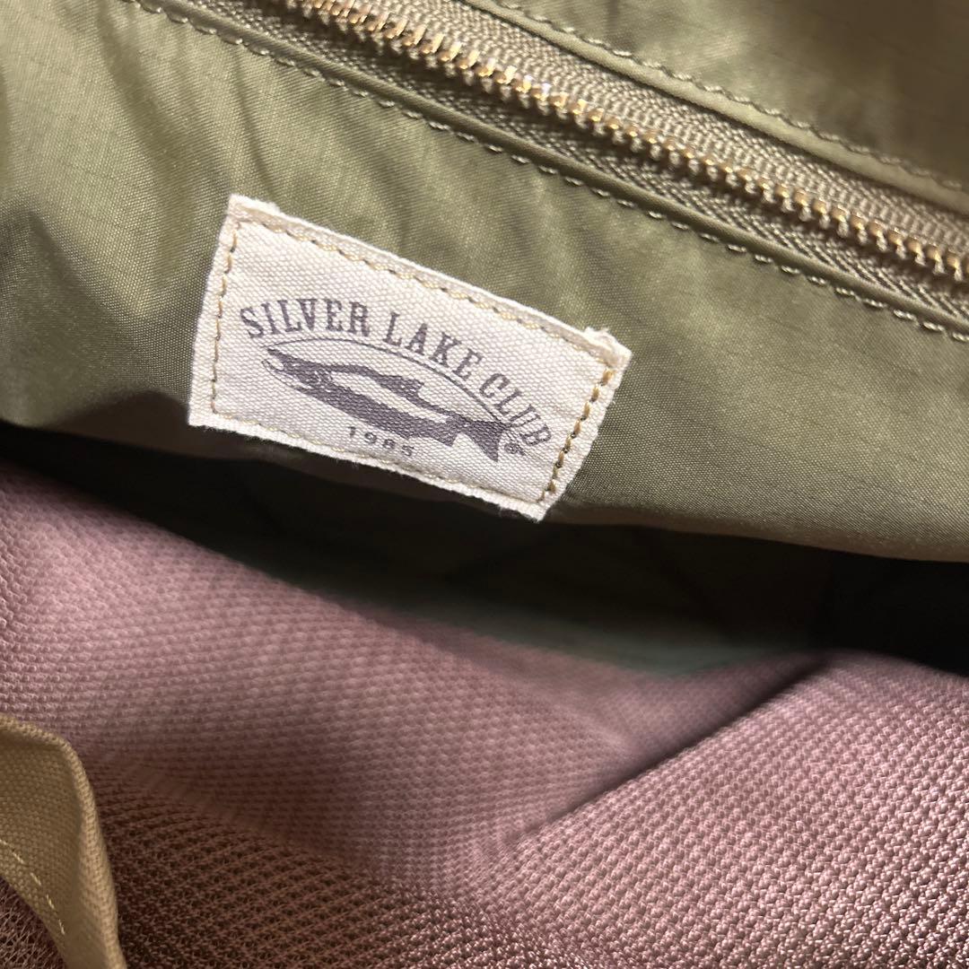 【美品】シルバーレイククラブ ヘリンボーン ショルダーバッグ ベージュ