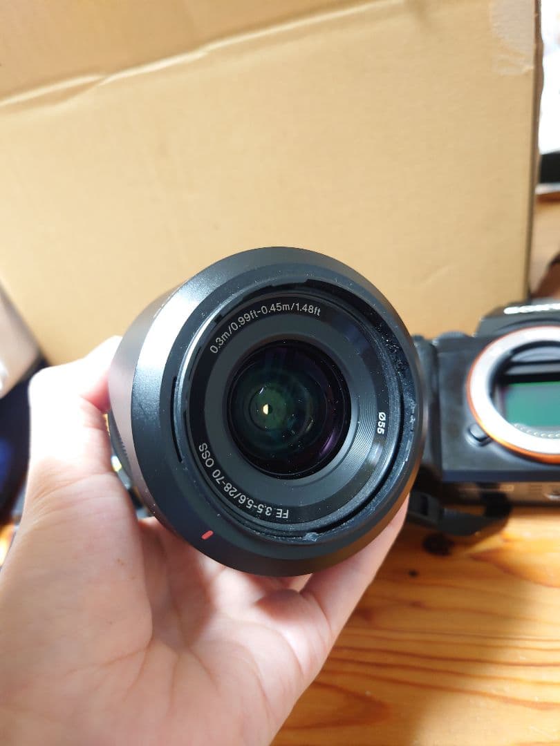 SONYミラーレス一眼　初代α7レンズキット　バッテリー×3+充電器