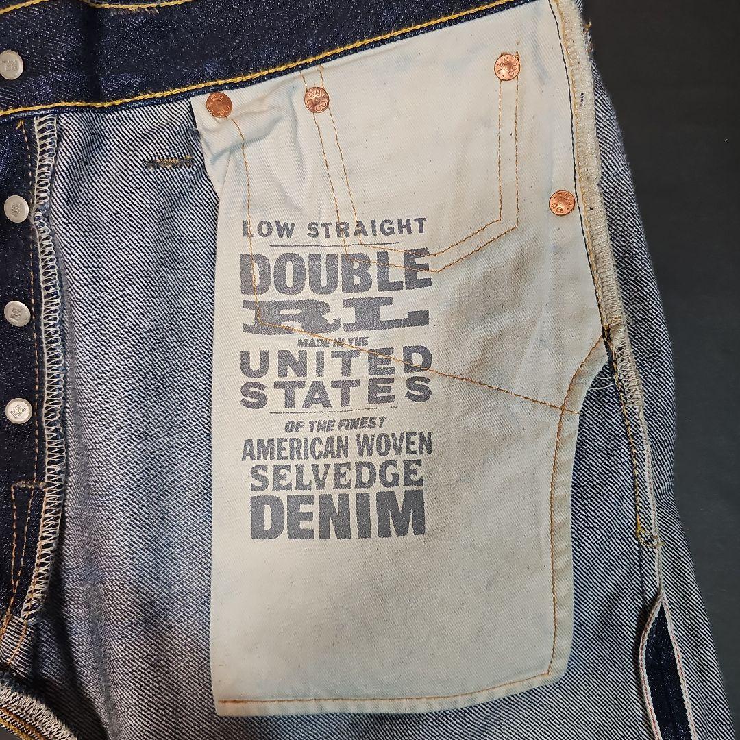 RRL LOW STRAIGHT DENIM USA製 28×30