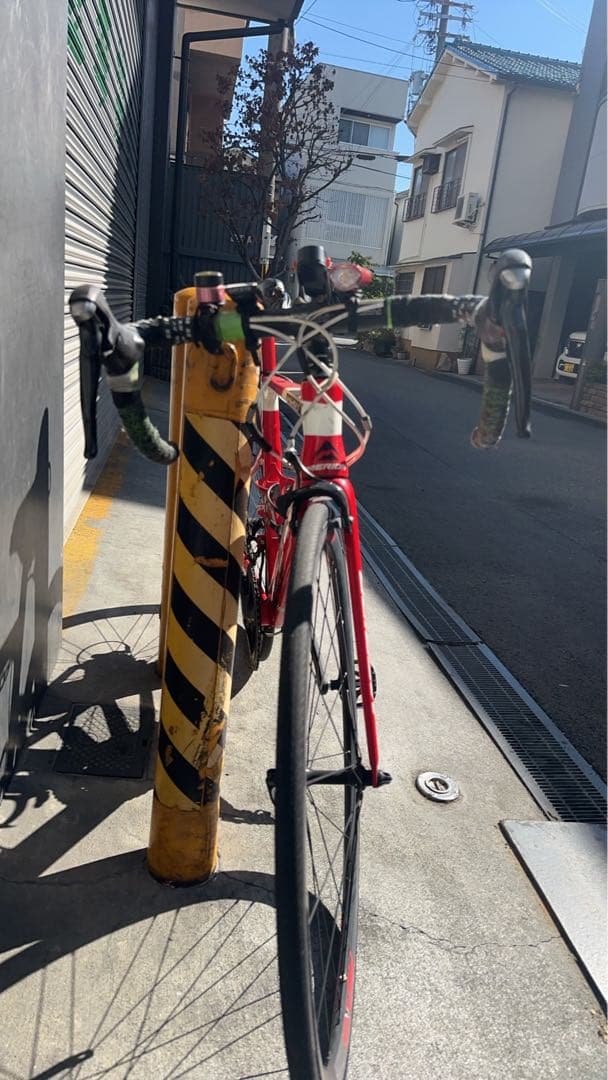 リアクト400 ロードバイク　希少赤車体