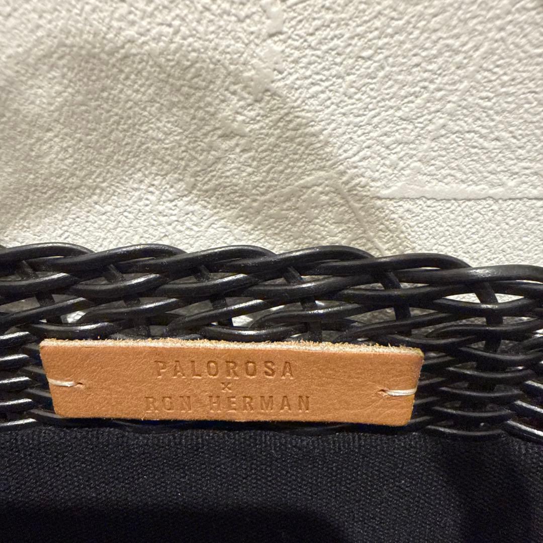 本日のみ限定価格　ロンハーマン別注PALOROSA ブラック　カゴバック