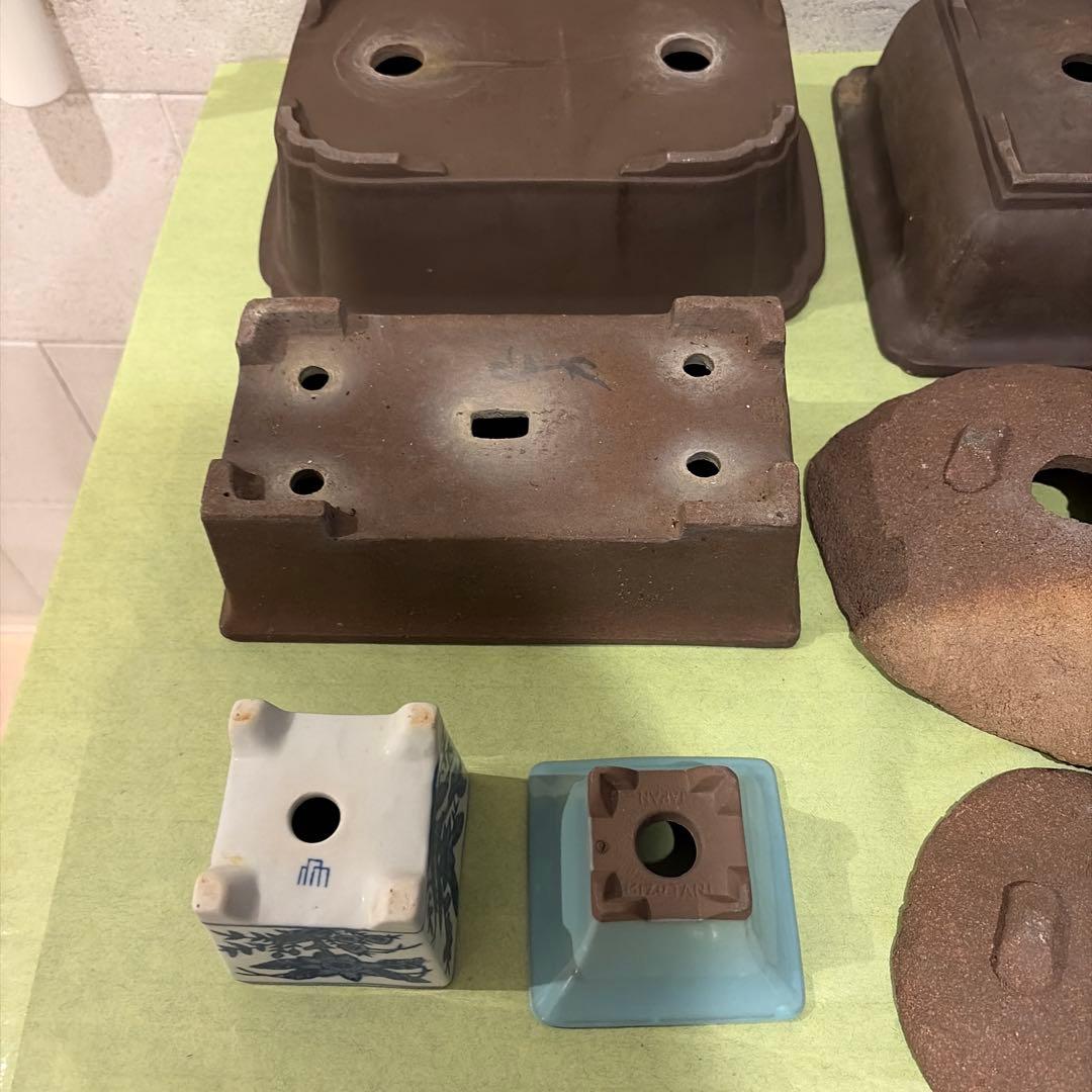 山草鉢　盆栽鉢　植木鉢　 12点セット　清水焼あり④