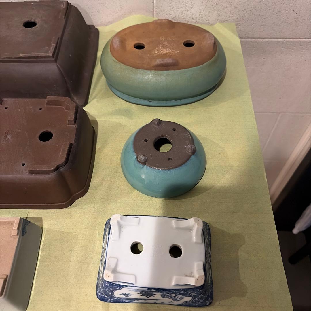 山草鉢　盆栽鉢　植木鉢　 12点セット　清水焼あり④