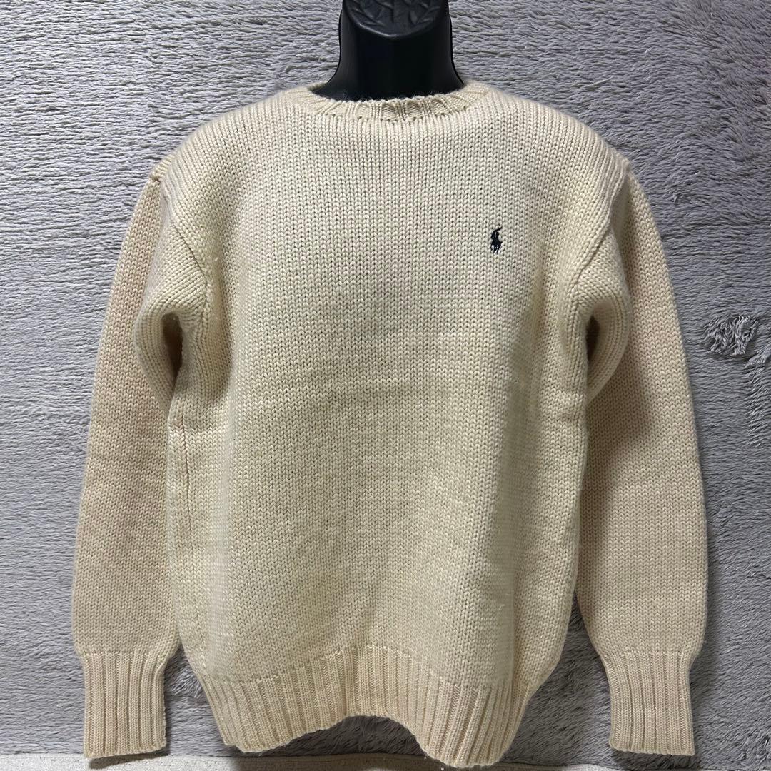 POLO RALPH LAUREN ポロ ラルフ ローレン　ウールセーター　M