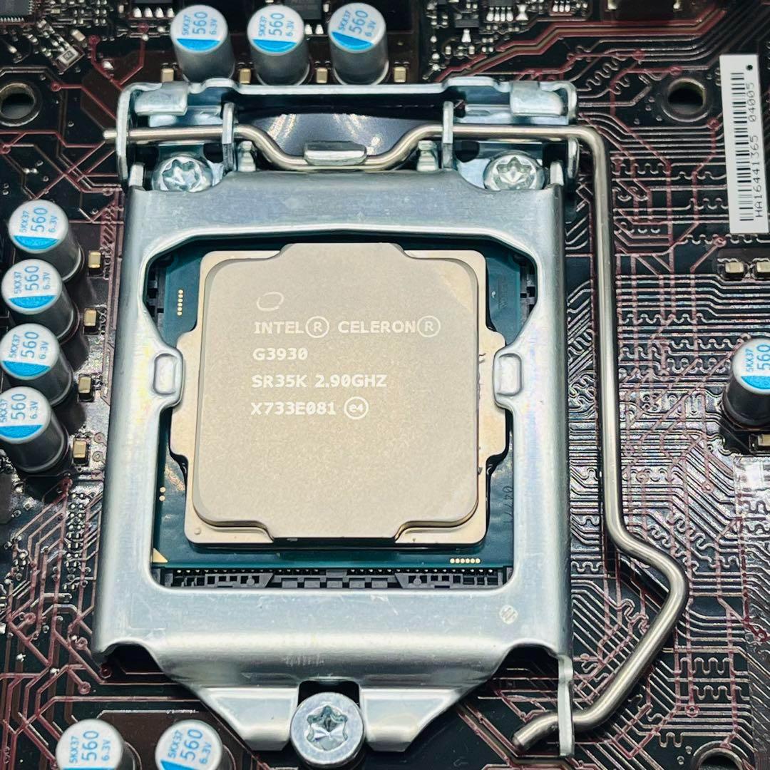 MSI Intel マザーボードセット　Intel Celeron G3930