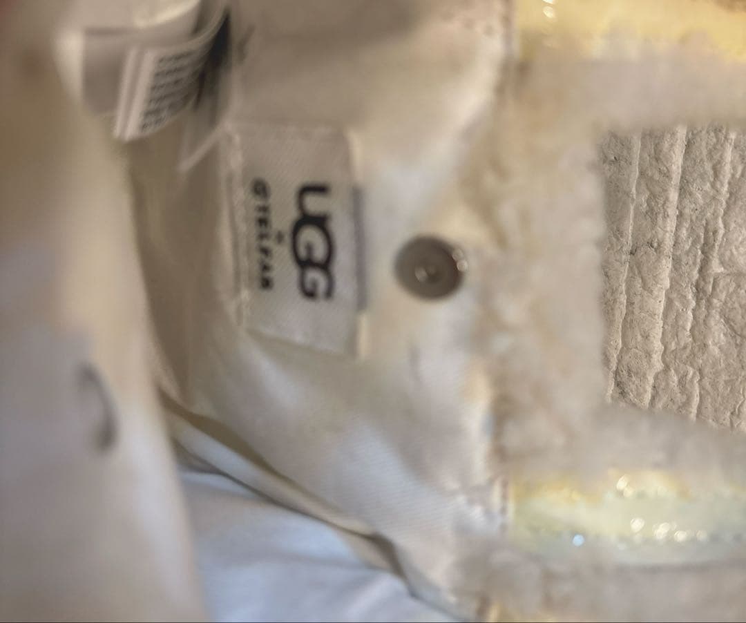 UGG Telfar ホワイト スモールショッパーバッグ　ミニトートバッグ